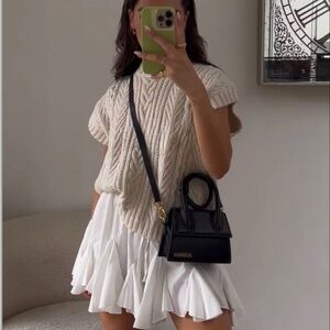 Kiwi and co | White Ruffle Darcy Skirt | Size Medium